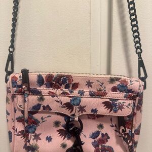 Rebecca Minkoff Pink and Blue Floral Crossbody Bag